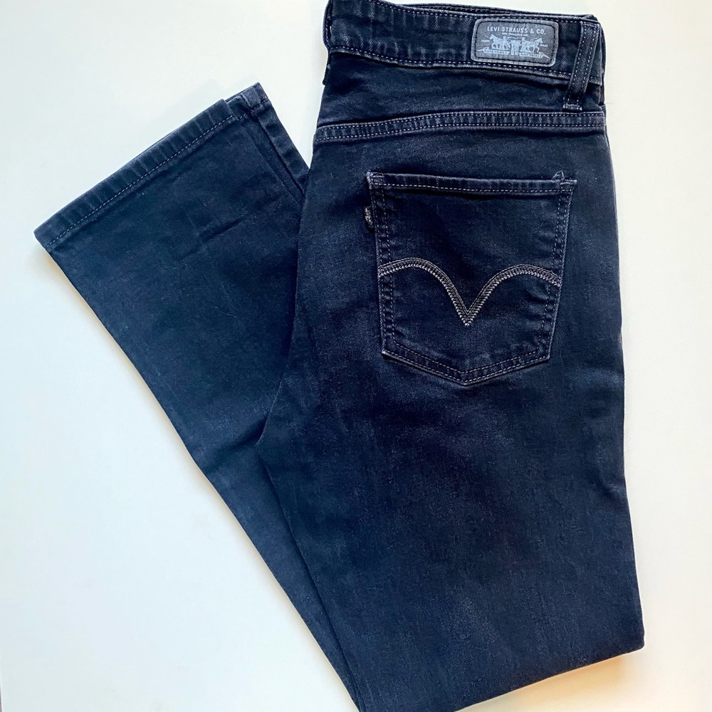 Black Levi’s Mid Rise Skinny Jeans